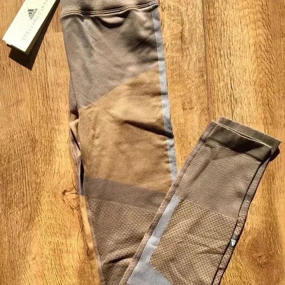 Adidas Stella McCartney Knit Colorblock Leggings XS - Picture 7 of 7